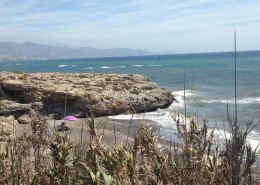 Beach in Torrox Costa Spain