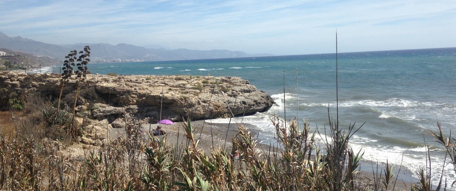 Beach in Torrox Costa Spain